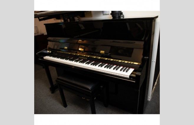 Used Steinhoven Polished Ebony SU113 Upright Piano - All Inclusive Premium Package (SN:933155) - Image 6